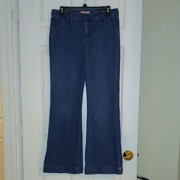 Duck Head Dark Blue Denim Wide Leg Jeans - Picture 1 of 7